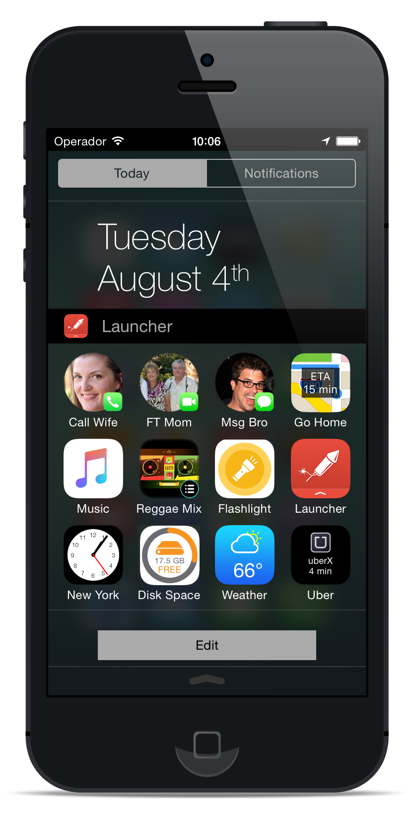 Launcher for iOS from Cromulent Labs