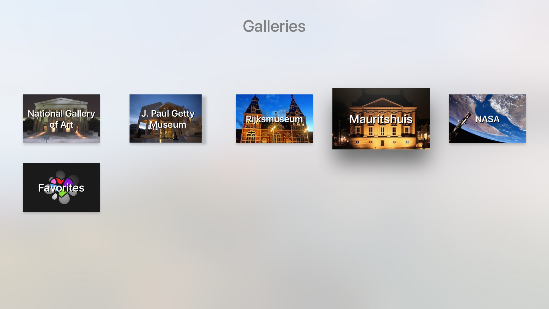 List of Galleries