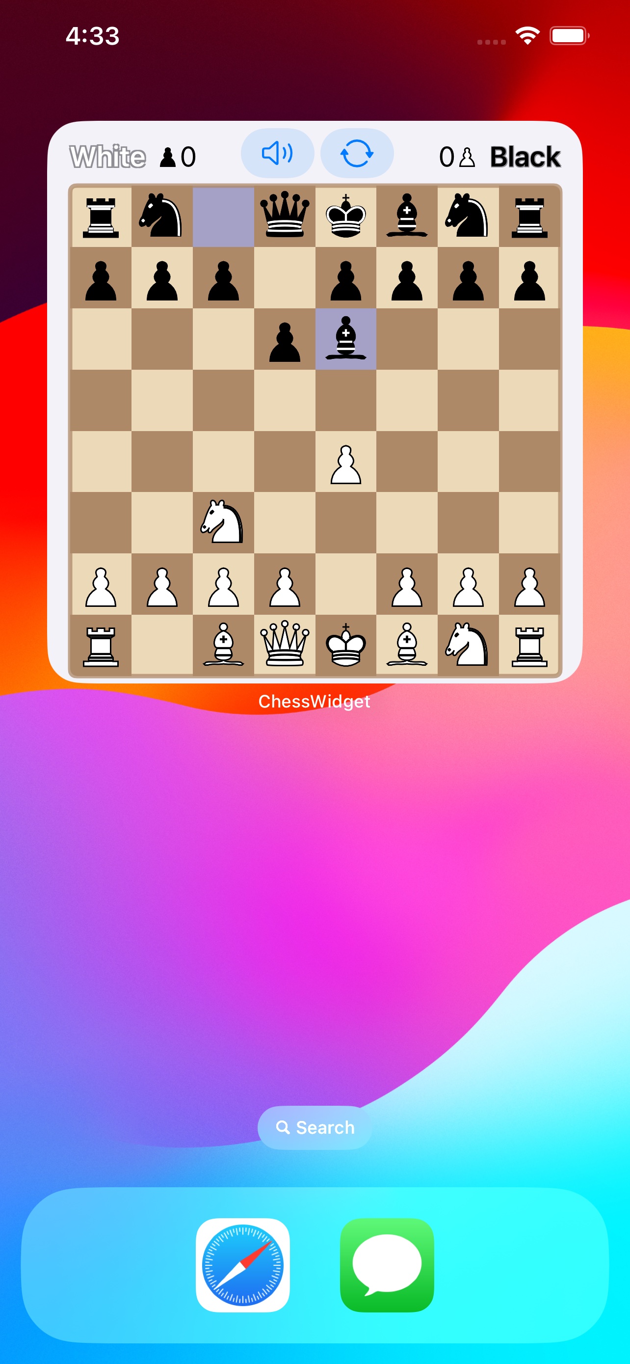 Chess Widget Game